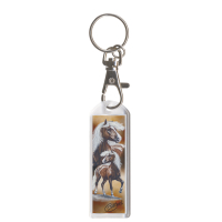 HB Plexi Soft Sleutelhanger met paard SHETTY